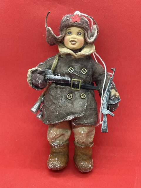 Вояка ватная игрушка